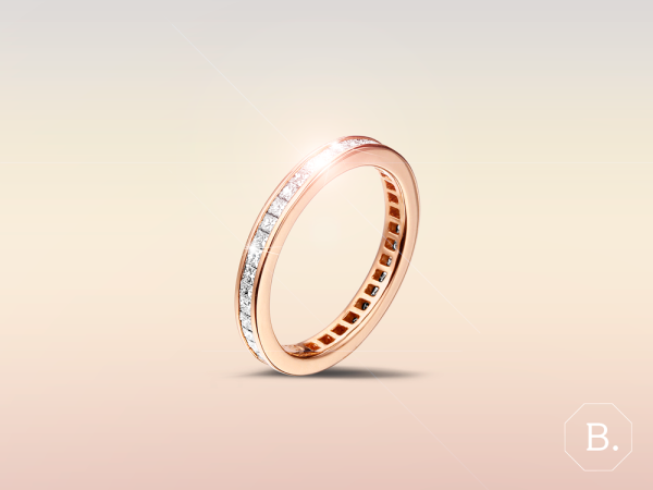 An eternity ring from the BAUNAT collection