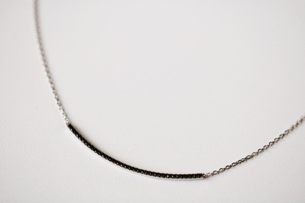 Black diamond necklace from BAUNAT
