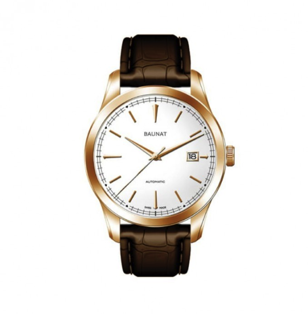 The BAUNAT Jura Sun mechanical watch. A mechanical watch requires winding up from time to time