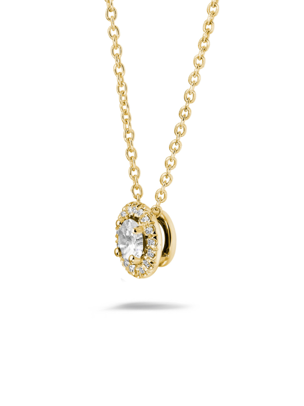 Yellow gold pendant