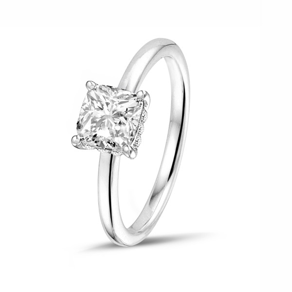 white gold solitaire engagement ring