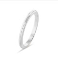 Platinden 2,00 mm kubbeli yüzeye sahip alyans