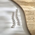 5.85 karat kırmızı altın degrade küpe