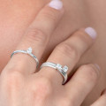 0.kırmızı altından prenses kesim pırlantalı 15 karat tektaş yüzük
