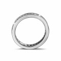 0.90 karat sonsuzluk yüzüğü (tam set) platin, küçük prenses pırlantalı
