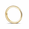 0.sarı altın 55 karat pırlanta sonsuzluk yüzüğü (tam set)