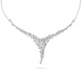 Kolyeler - 5.90 karat platin pırlanta kolye