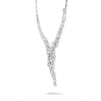 Kolyeler - 5.90 karat platin pırlanta kolye