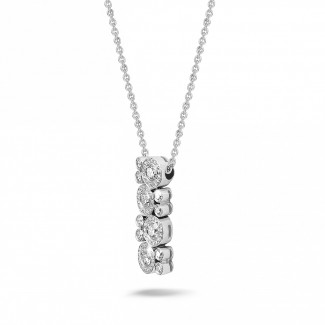 Kolyeler - 1.beyaz altından 20 karat pırlanta kolye