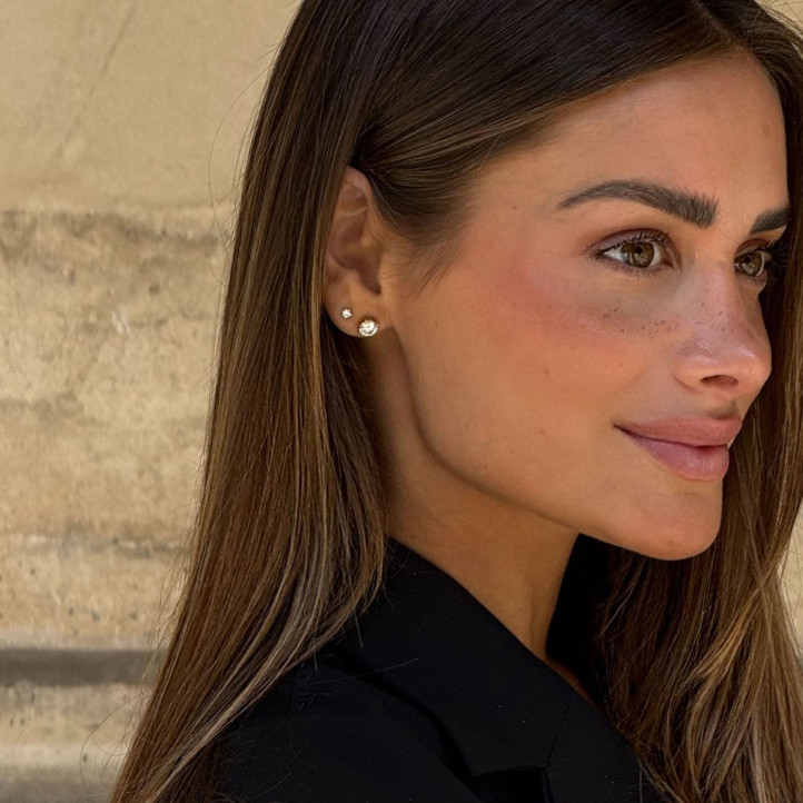 BAUNAT Iconic 系列 2*2.00克拉黄金圆钻耳钉