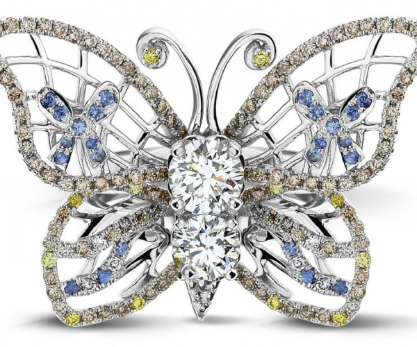 Diamond rings inspired by the animal kingdom